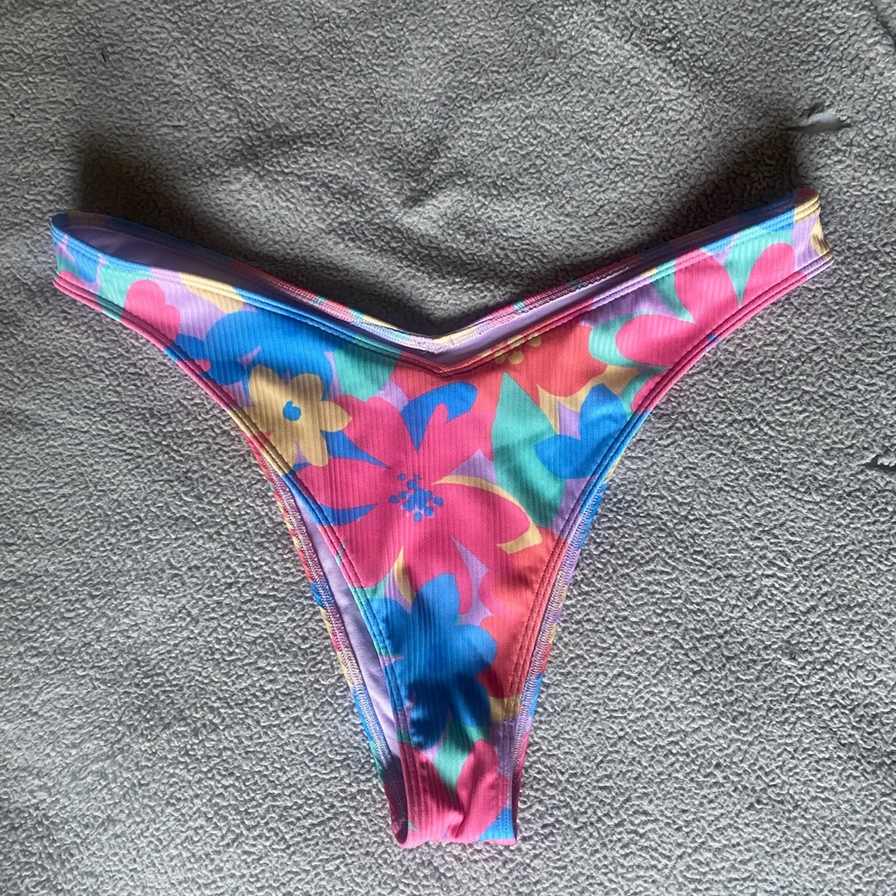 Hollister Cheeky Floral Bikini Bottom
